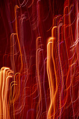 Image showing red moving lights background