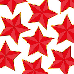 Image showing Red star pattern