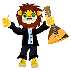 Image showing Lion in suit