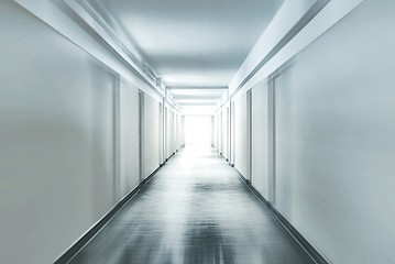 Image showing Corridor with motion blur