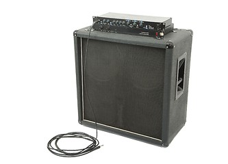 Image showing Guitar amplifier cabinet