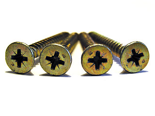 Image showing Four Screws