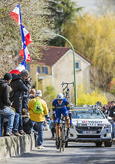 Image showing The Cyclist Nikolas Maes - Paris-Nice 2016