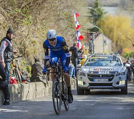 Image showing The Cyclist Nikolas Maes - Paris-Nice 2016