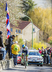 Image showing The Cyclist Michael Albasini - Paris-Nice 2016