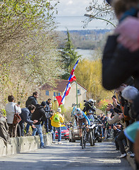 Image showing The Cyclist Romain Bardet - Paris-Nice 2016