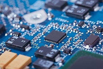 Image showing Circuit board closeup