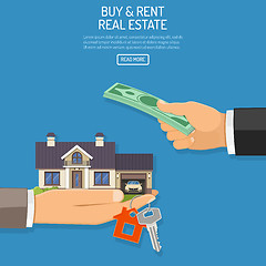 Image showing Buy or Rent Real Estate