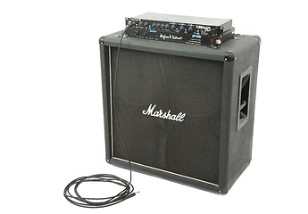 Image showing Marshall guitar cabinet