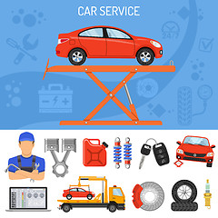 Image showing Car Service Banner