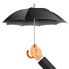 Image showing Umbrella in Hand