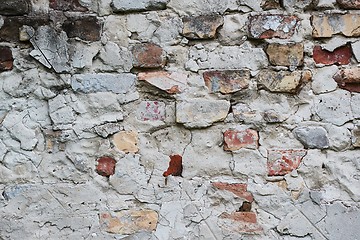 Image showing Brick Wall Closeup