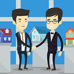 Image showing Agreement between real estate agent and buyer.