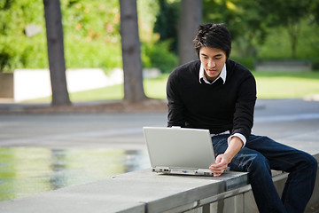 Image showing Asian student