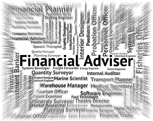 Image showing Financial Adviser Shows Position Advisors And Advice