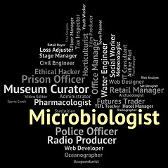 Image showing Microbiologist Job Means Cell Physiology And Biology