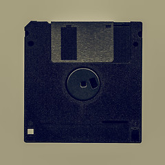 Image showing Vintage looking Floppy Disk