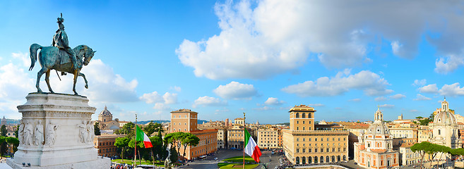 Image showing Roma panorama, Italy