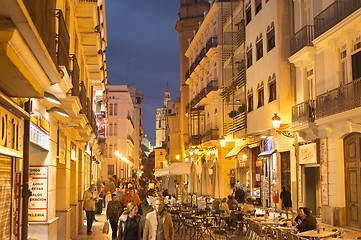 Image showing Valencia Old Town street. Spain