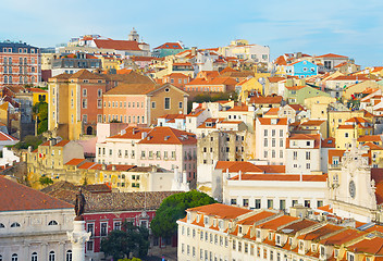 Image showing Lisbon Old Town architecture, Portugal