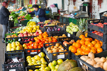 Image showing Fruits and vegetables market. Portugal