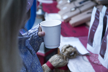 Image showing Child Drinking