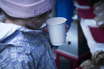 Image showing Child Drinking