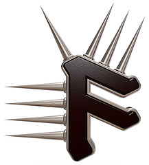 Image showing rune with spikes