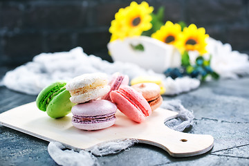 Image showing color macaroons