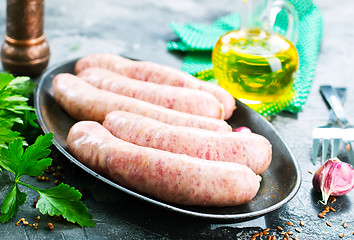 Image showing sausages