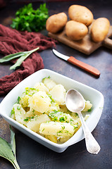 Image showing boiled potato