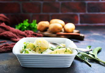 Image showing boiled potato