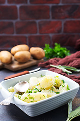 Image showing boiled potato