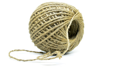 Image showing Linen string isolated