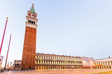 Image showing Piazza San Marco early in the morning