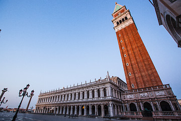 Image showing Piazza San Marco early in the morning