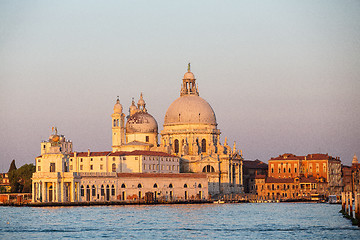 Image showing Santa Maria della Salute in Venice, Italy at sunrise