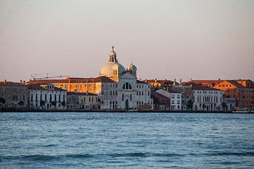 Image showing Venice city skyline at sunrise