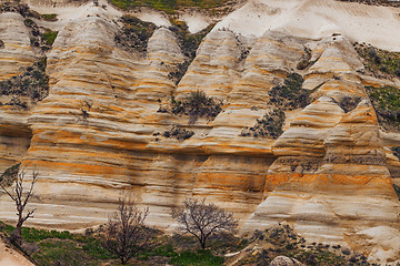 Image showing Eroded stone cliffs