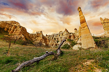Image showing Love valley near Goreme, Turkey