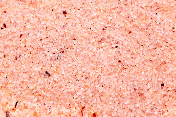 Image showing Closeup background of Sea Salt Bath 