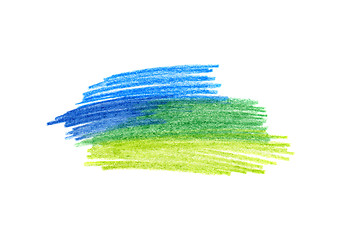 Image showing Abstract color hand drawn background for design