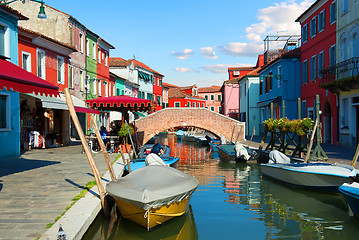 Image showing Bridge in Burano