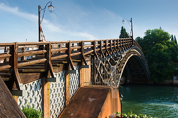 Image showing Accademia Bridge in Venice