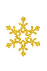 Image showing Christmas snowflake on white