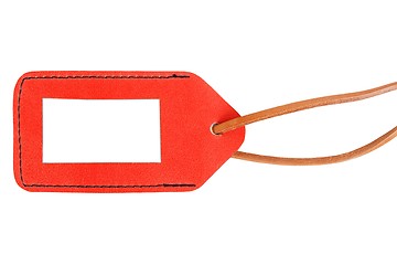 Image showing Blank luggage tag