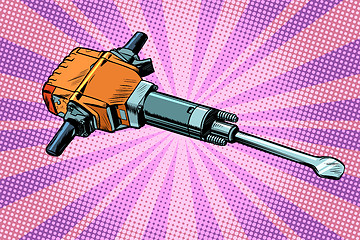 Image showing jackhammer, working tool