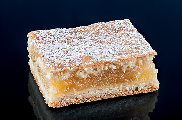 Image showing Piece of lemon pie