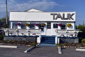 Image showing editorial Tauk restaurant Montauk, New York