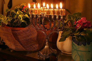 Image showing Hanukkah menorah